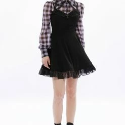 Punk Rave Alexandra Dress - Black