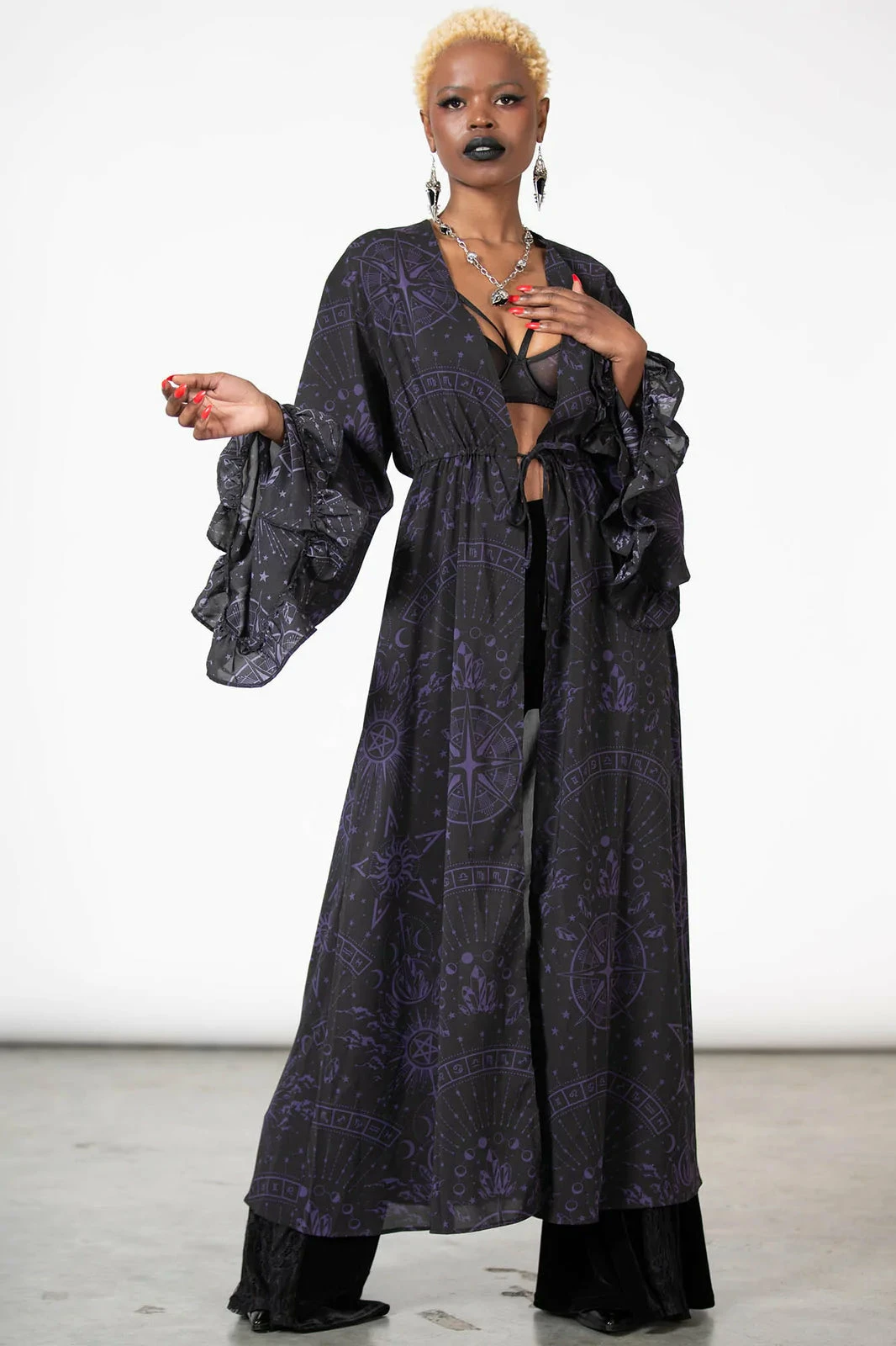 Killstar Corela Chiffon Duster