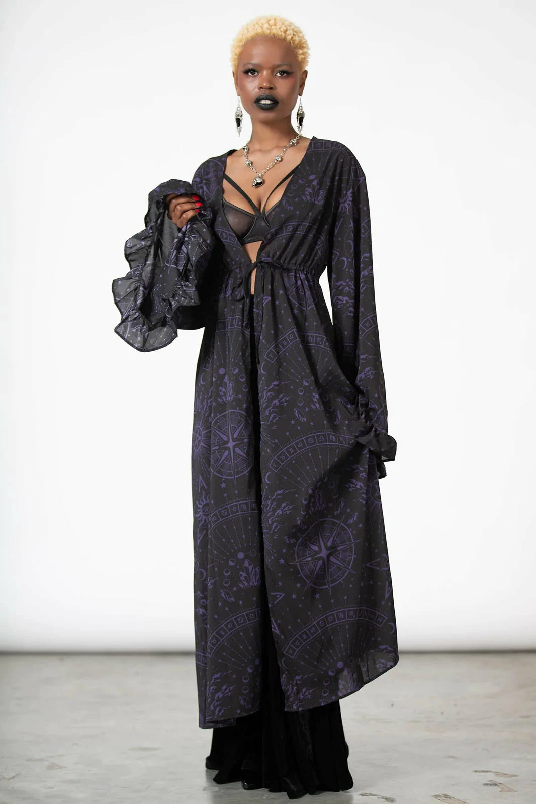 Killstar Corela Chiffon Duster - Image 4