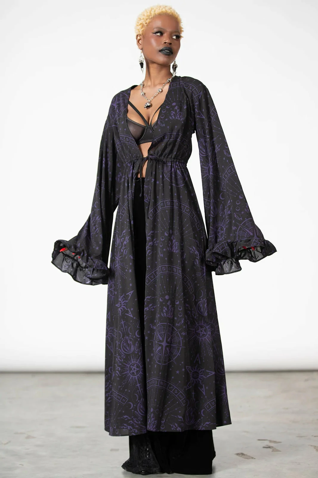 Killstar Corela Chiffon Duster - Image 5