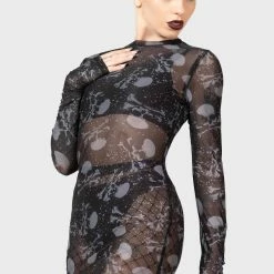Killstar Clown Tears Bodycon Dress