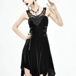 Devil Fashion Noemi Velvet Dress
