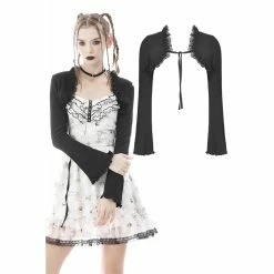 Dark In Love Shirred Bolero