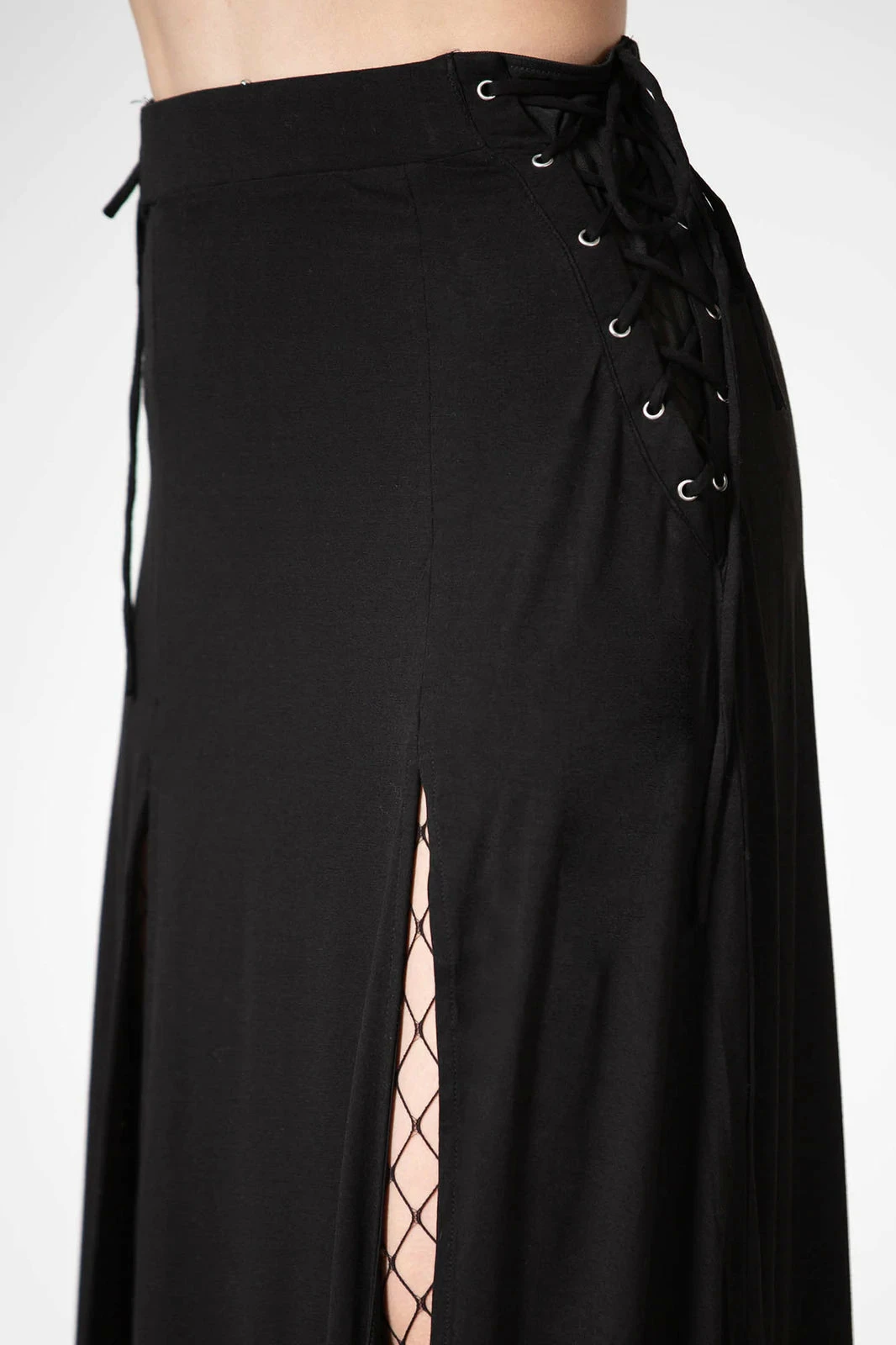 Killstar Hellverina Split Maxi Skirt - Image 3
