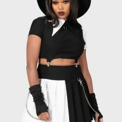 Killstar Hels Harlequin Skirt