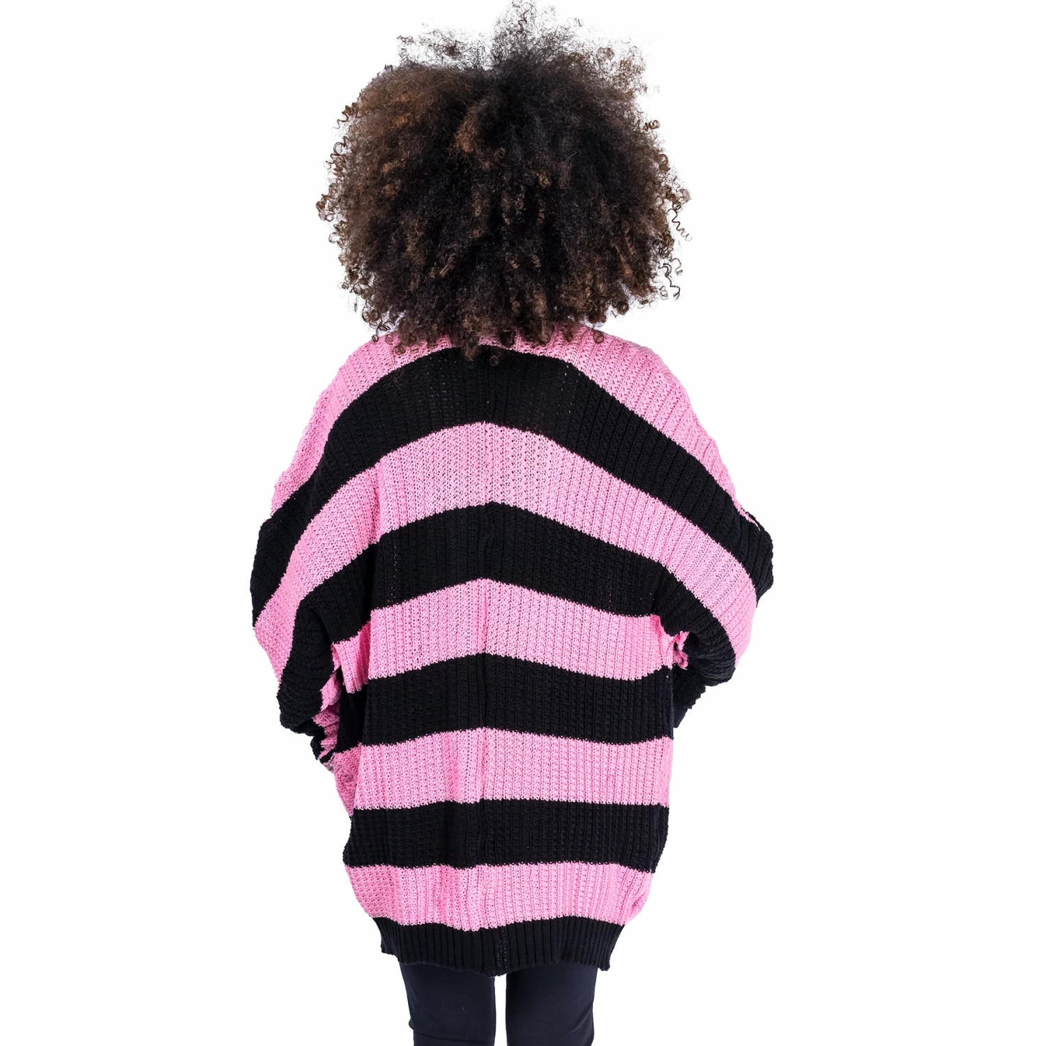 Innocent Heartless In A Daze Cardigan - Black And Pink - Image 2