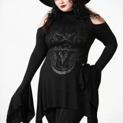 Killstar Kiss'N'Spell Long Sleeve Top