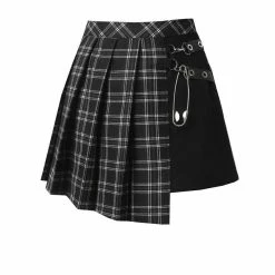 Dark In Love Leah Tartan Mini Skirt