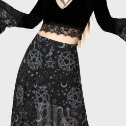 Killstar Luella Bias Midi Skirt