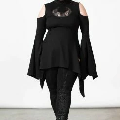 Killstar Moonshine Cold Shoulder Top