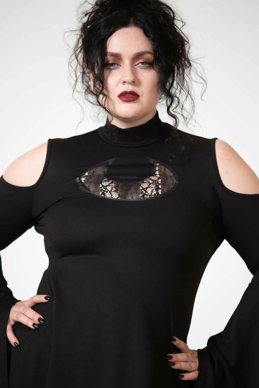 Killstar Moonshine Cold Shoulder Top - Image 2