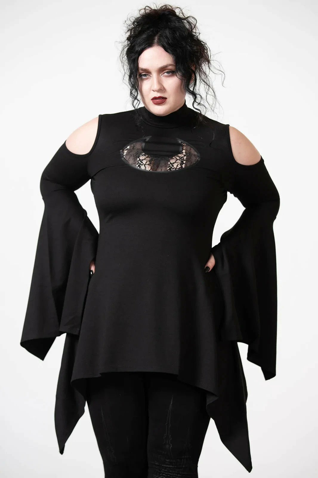 Killstar Moonshine Cold Shoulder Top - Image 4