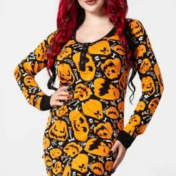 Killstar Night Harvest Henley Dress