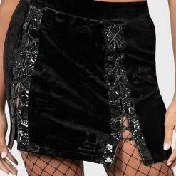 Killstar No Return Mini Skirt