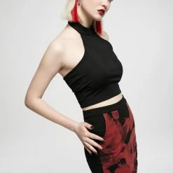 Punk Rave Bliss Halter Top - Plain