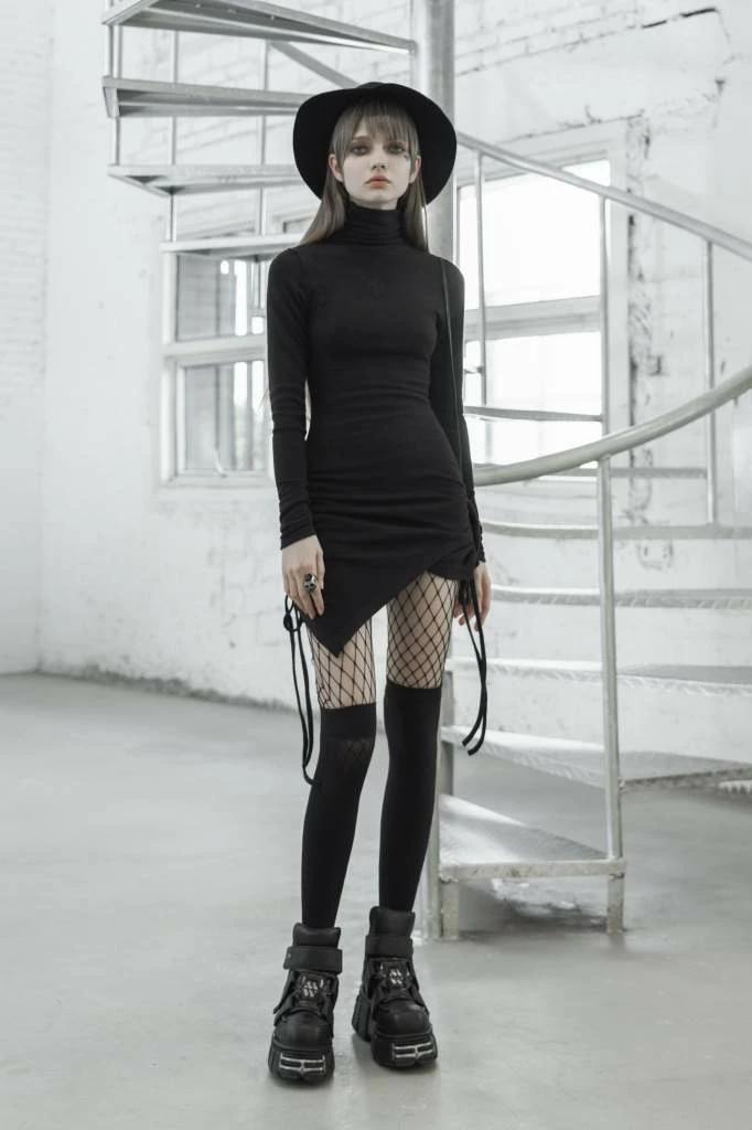 Punk Rave Starling Asymmetrical Dress - Image 2