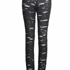 Punk Rave Black Gothalyptic Lara Leggings