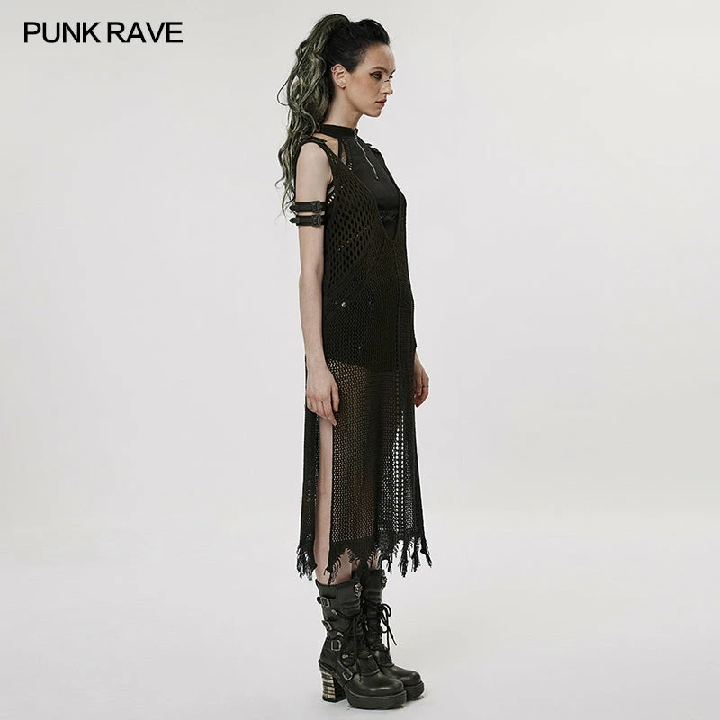 Punk Rave Priya Knitted Dress - Image 3