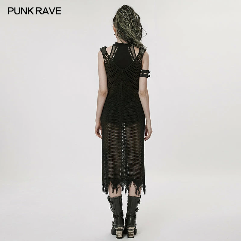 Punk Rave Priya Knitted Dress - Image 4