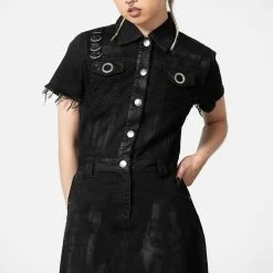 Killstar Ree-Vival Denim Dress
