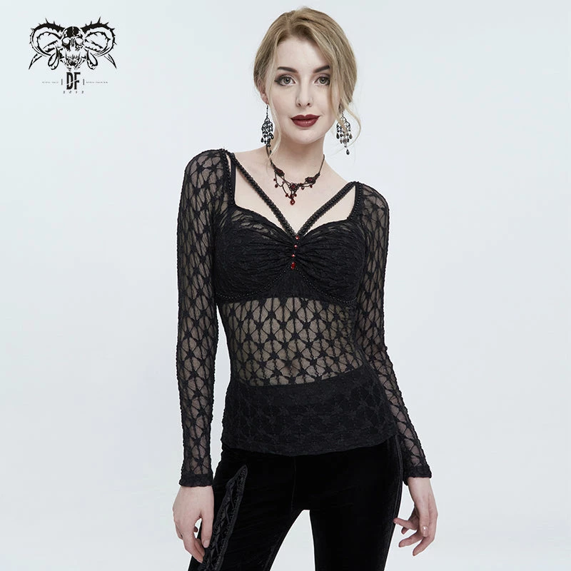 Devil Fashion Raya Long Sleeve Top