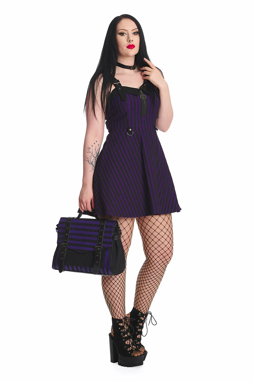 Banned Apparel Banned Spooky Nightwalks Flared Dress - Image 2