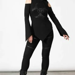 Killstar Voxy Cold Shoulder Top