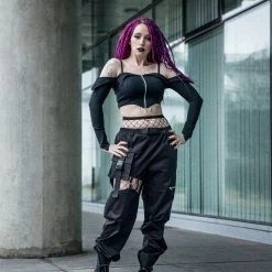 Dark In Love Hollow Thigh Trousers