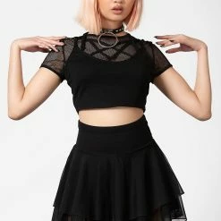 Killstar Yasumi Mesh Skirt