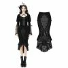 Dark In Love Zira Velvet Fishtail Skirt