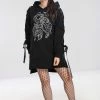 Hell Bunny Medusa Hoodie Dress