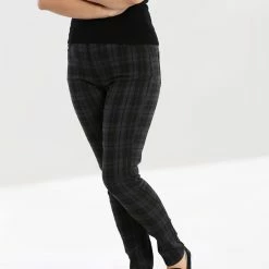 Hell Bunny Storm Skinny Trousers