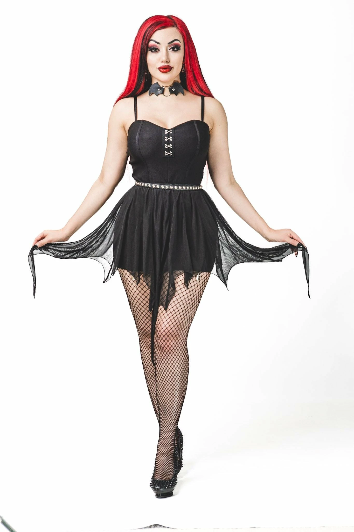 Necessary Evil Persephone Bat Wings Layer Top Or Skirt - Image 2
