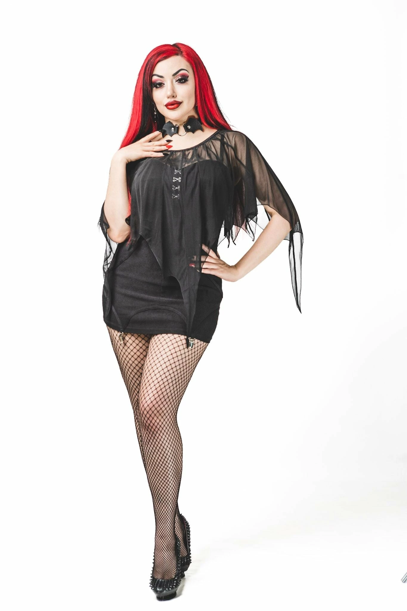 Necessary Evil Persephone Bat Wings Layer Top Or Skirt